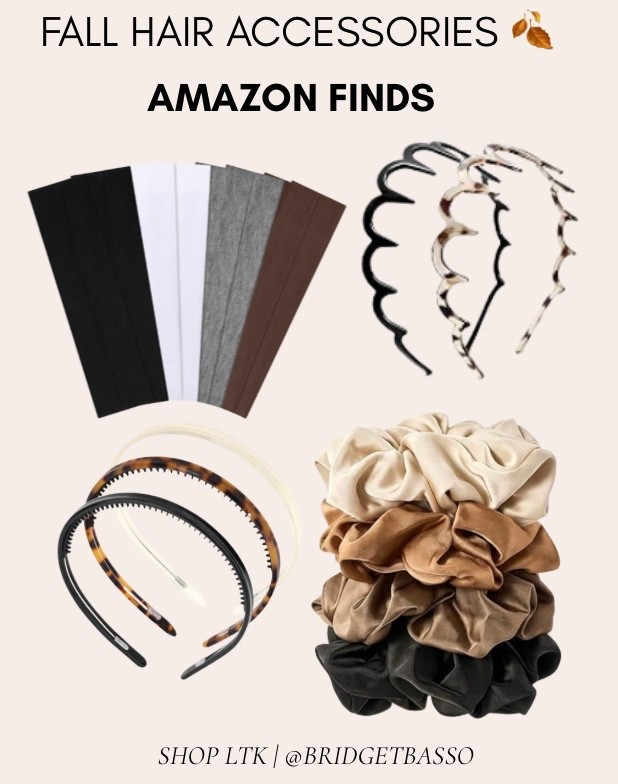 The easiest way to make your fall hairstyles feel finished 🍂 Amazon hair accessories featuring zigzag headbands, thin neutral headbands, stretchy fabric headbands and satin scrunchies for effortless everyday looks.
#amazonfinds #fallhair #hairaccessories #amazonbeauty #ltkfinds

#LTKgrwm #LTKootd