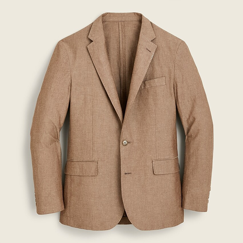 Ludlow Slim-fit unstructured suit jacket in Irish cotton-linen | J. Crew US