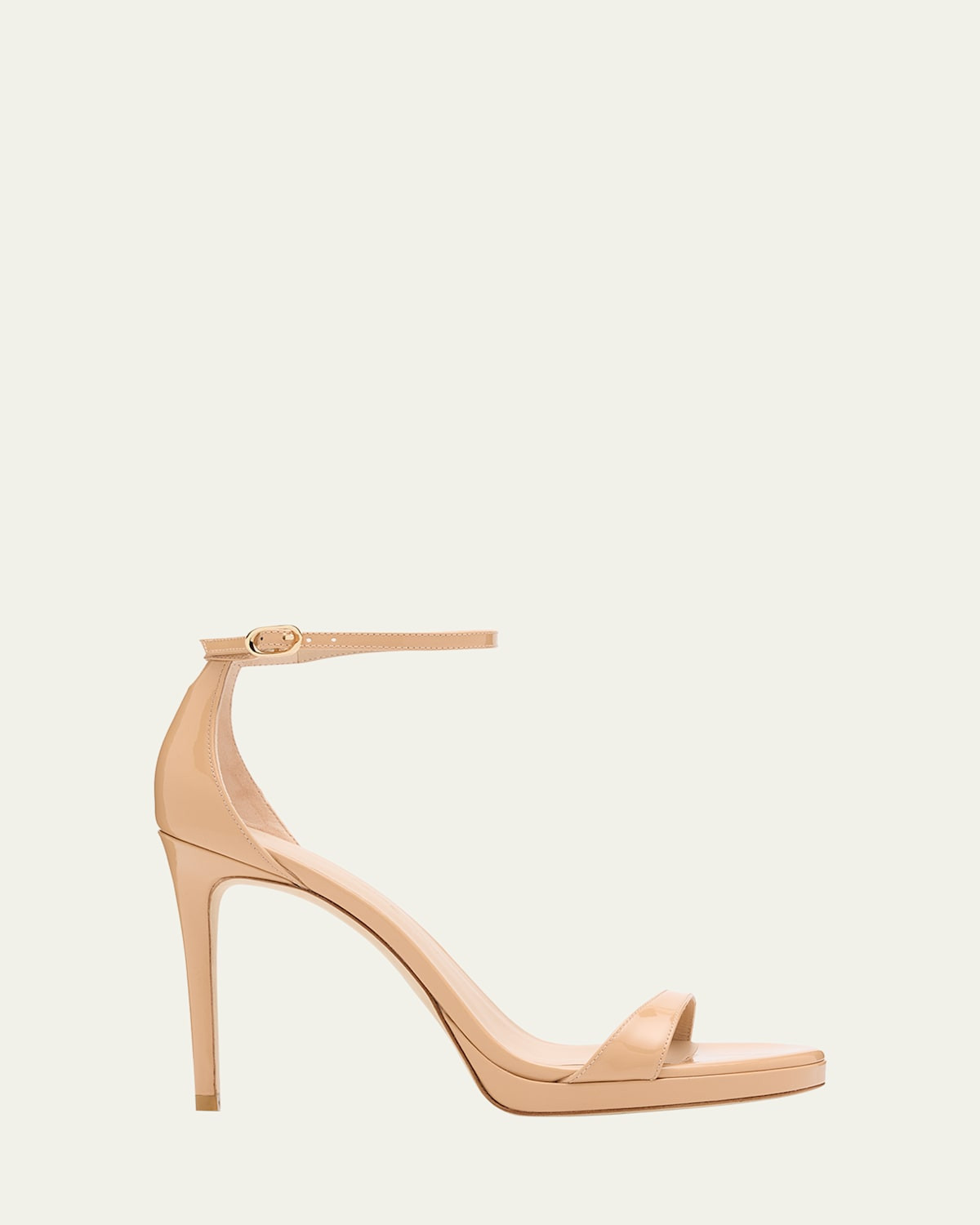 Nudist Patent Leather Stiletto Platform Sandals | Bergdorf Goodman
