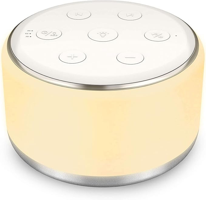 White Noise Machine - Baby Lullaby Sleep Sound Machine with Nursery Night Light, 34 Non-Looping S... | Amazon (US)