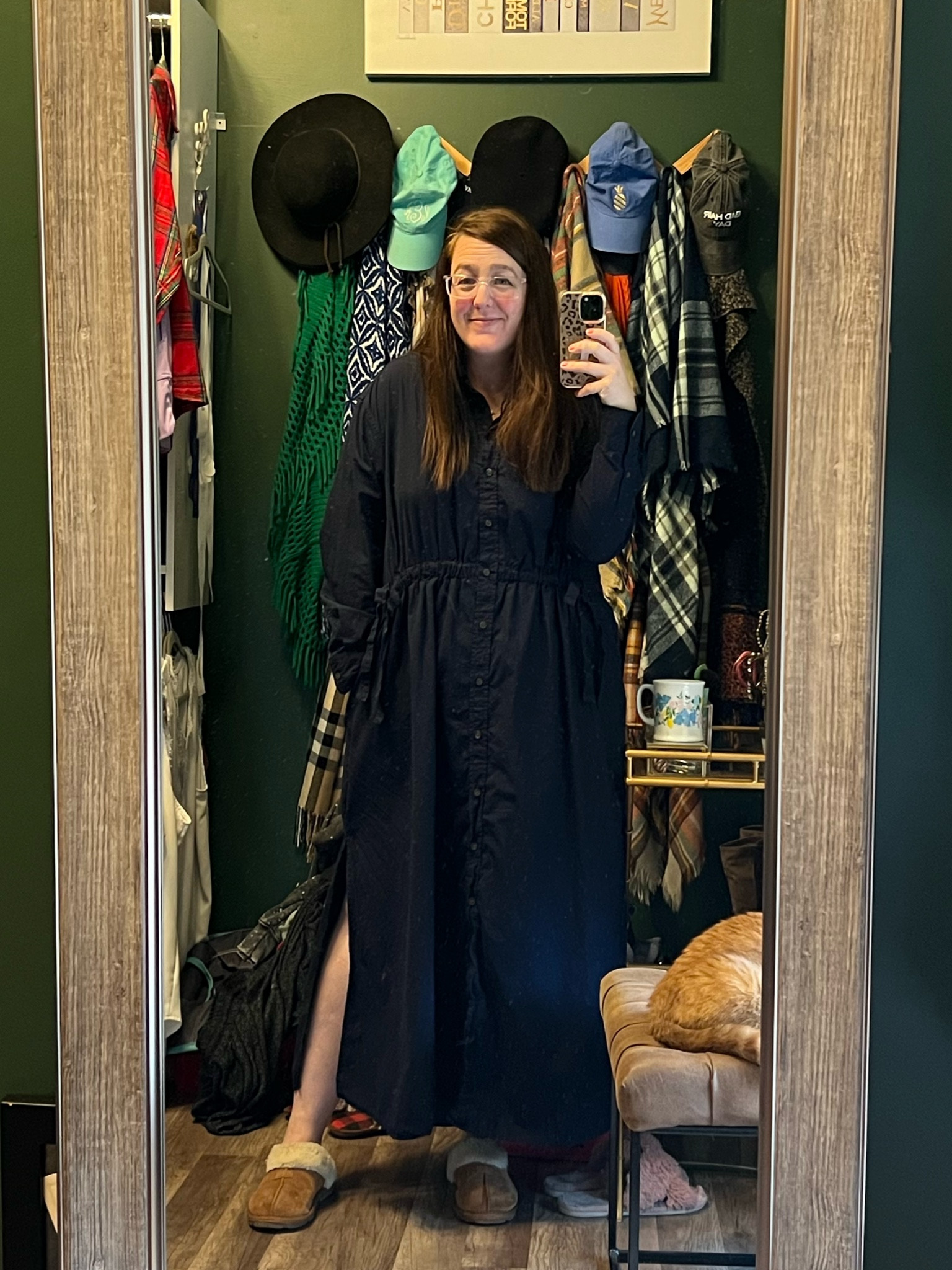 This is the BEST dress - professional + comfy 

WFH paired with slippers but is adorable with boots flats or sneakers for public 😉

*multiple colors available and I might have them all


#LTKfindsunder50 #LTKworkwear #LTKstyletip