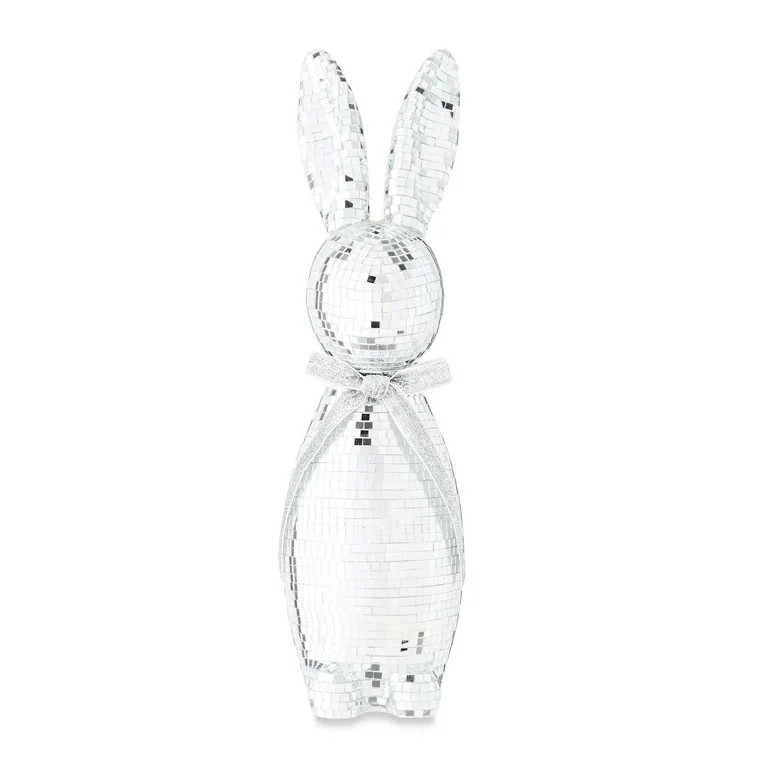 Easter Silver Disco Bunny Tabletop Decor, by Way To Celebrate | Walmart (US)