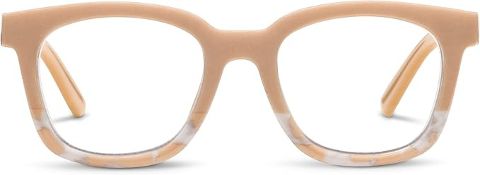 Peepers by PeeperSpecs Women's to The Max Square Blue Light Blocking Reading Glasses | Amazon (US)