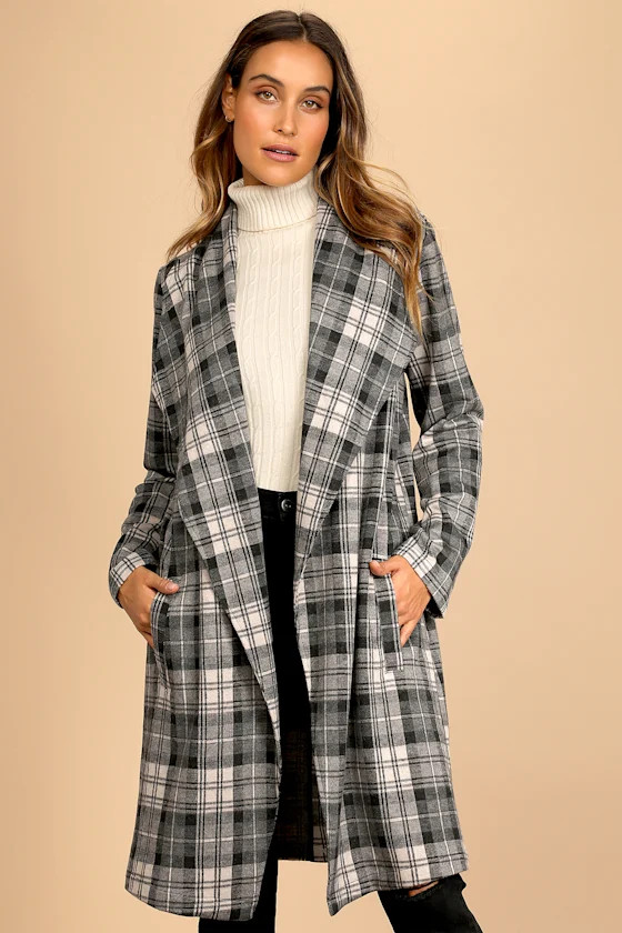 Fashion Forecast Black and Pink Plaid Lightweight Jacket | Lulus (US)