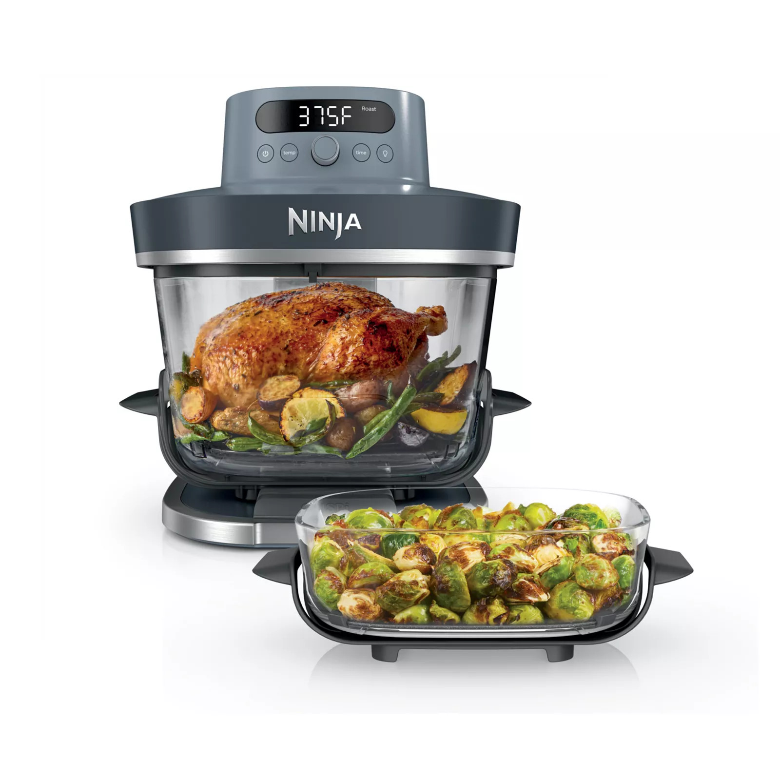 Ninja Ninja Crispi® Pro 6-in-1 Glass Countertop Air Fryer - AS101, Cyberspace | Kohl's