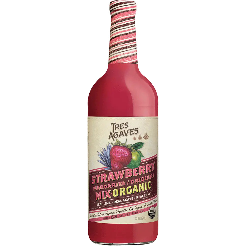 Tres Agaves Strawberry Margarita Mix | Total Wine