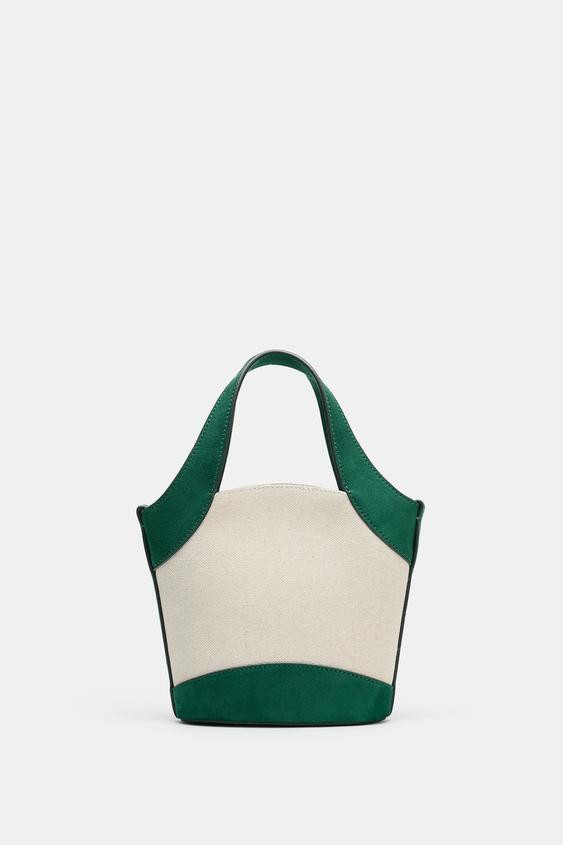 CANVAS CROSSBODY BAG | Zara US