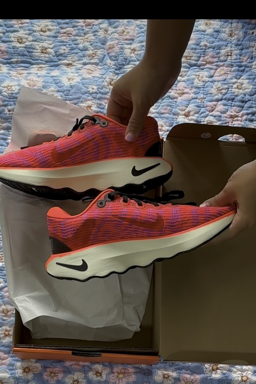 My new favorite shoes. Are you a girlie that wants to be comfortable at all times? Then this is the shoe for you. 😍
Workout shoes on sale! 
Code: JUST4MOM

NIKE, workout shoes, fitness, walking shoes, running shoes, nikemotiva, shoe sale

#LTKfitness #LTKActive #LTKsalealert