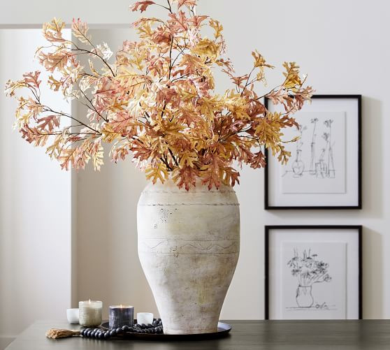 Faux 60" Bleached Oak Branch | Pottery Barn (US)