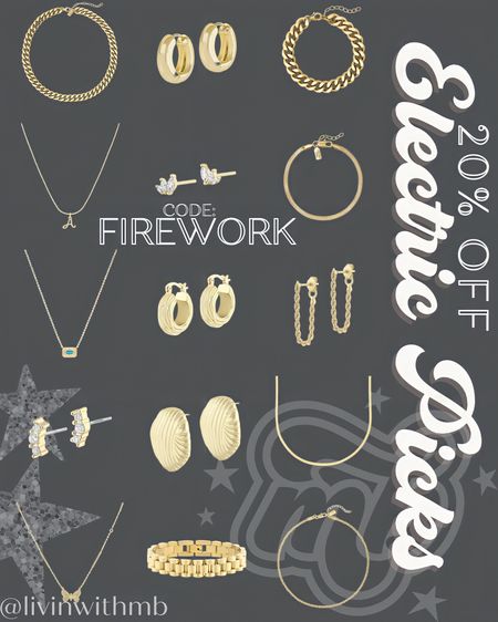 20% off at Electric Picks with code: FIREWORK

#LTKsalealert #LTKstyletip #LTKunder100