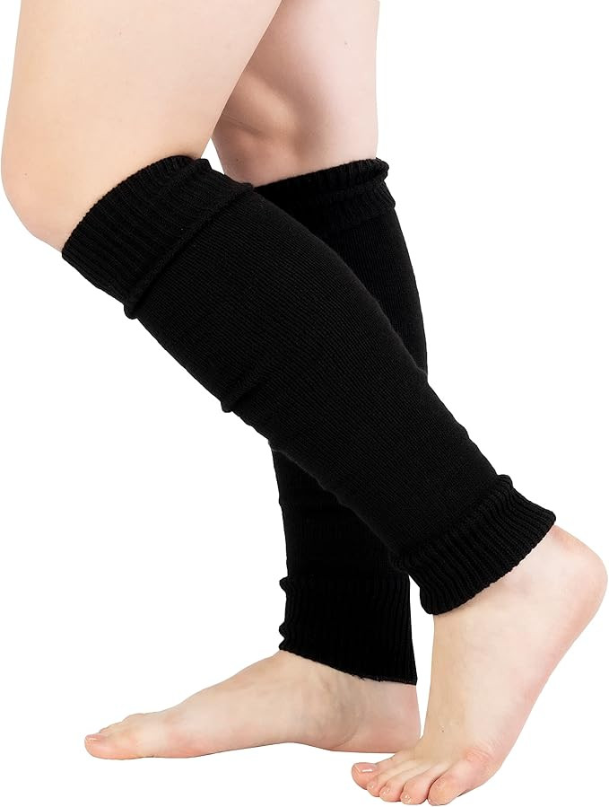 MySocks Leg Warmers Extra Soft Stylish Fancy Winter 80s Party Dance Neon Long Legwarmers for Wome... | Amazon (US)