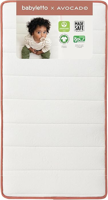 Babyletto x Avocado Organic Crib Mattress, 2-Stage, Dual Design for Infants and Toddlers, Flippab... | Amazon (US)