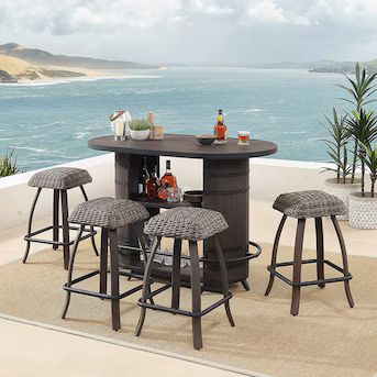 Outdoor Patio Bar Set - Patio Dining Furniture | Lowe's