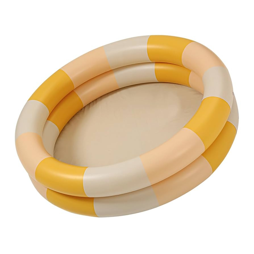 Inflatable Baby Retro Swimming Pool Family Cute Style Thickened Water Pool for Kids Indoor Outdoo... | Amazon (US)