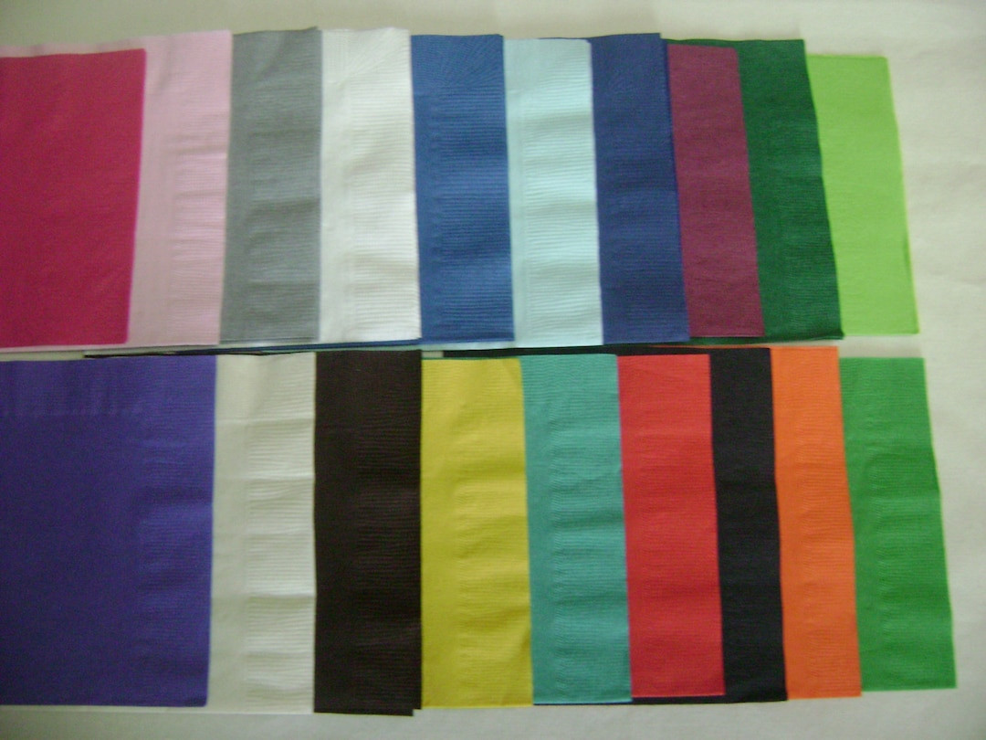 Priority 40 Personalized Beverage Napkins, Custom Stamped Cocktail, Foil Stamped, Wedding Favor, ... | Etsy (US)