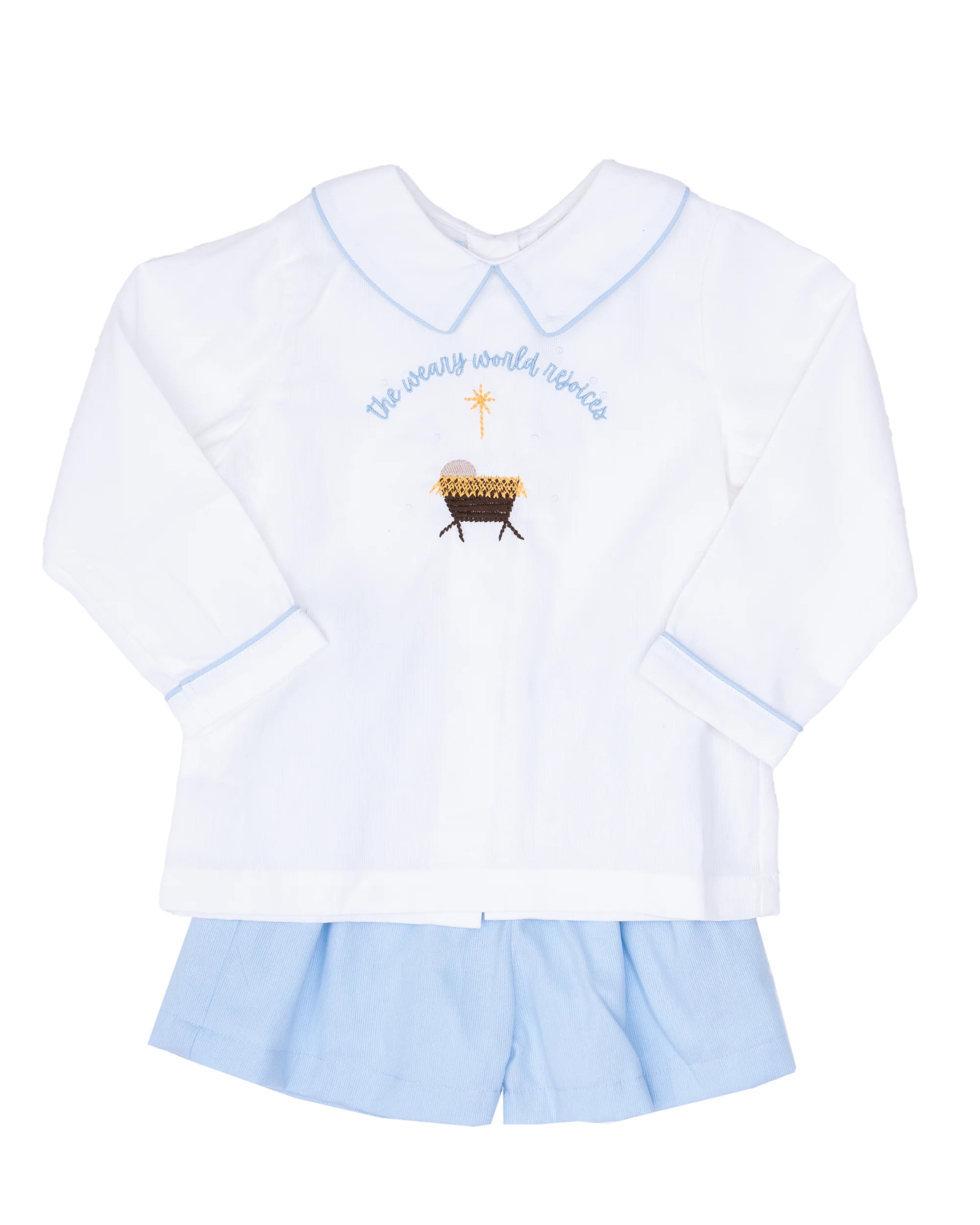John Nativity Blue Short Set | The Oaks Apparel Company