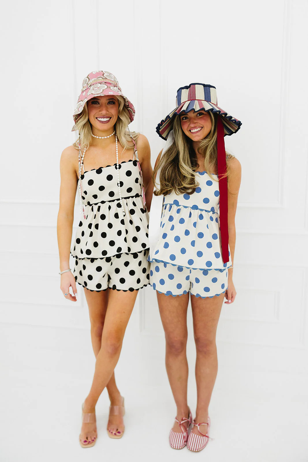 Kienna Polka Dot Set - Black | Triple Threads
