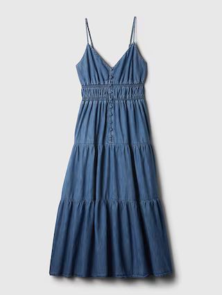 Organic Cotton Denim Maxi Dress | Gap (US)