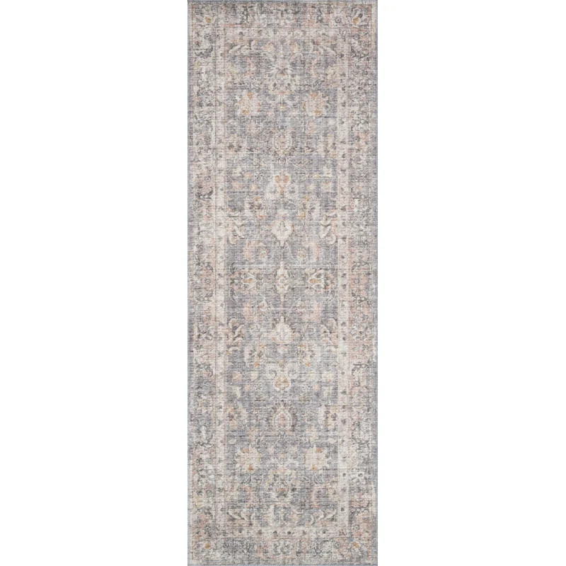 Gelo Performance Gray/Peach Rug | Wayfair North America