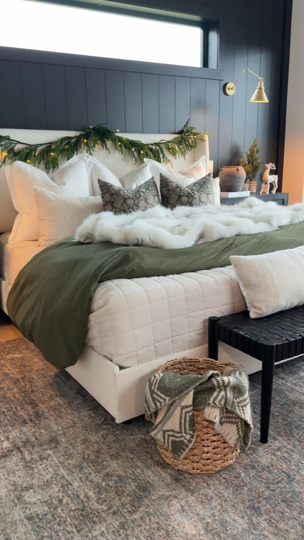 Our bedroom is feeling extra magical this season!