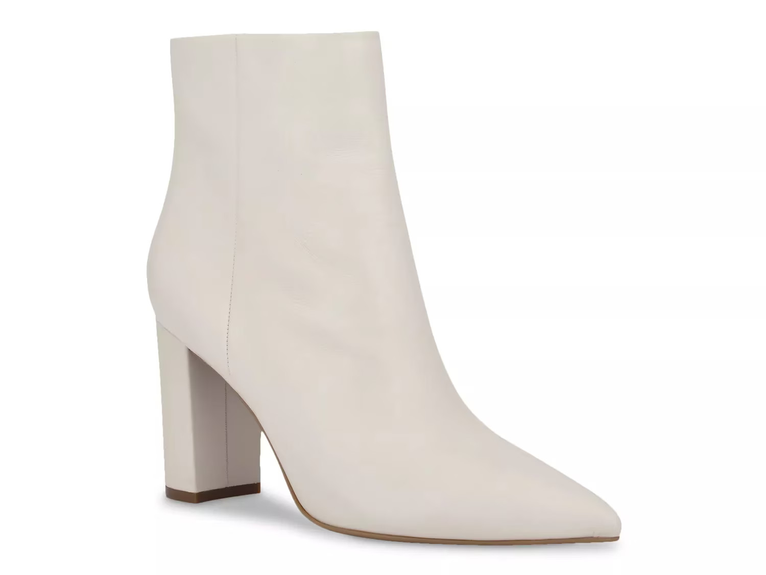 Marc Fisher Glorena Bootie - Women's - Off White - Block Bootie | DSW