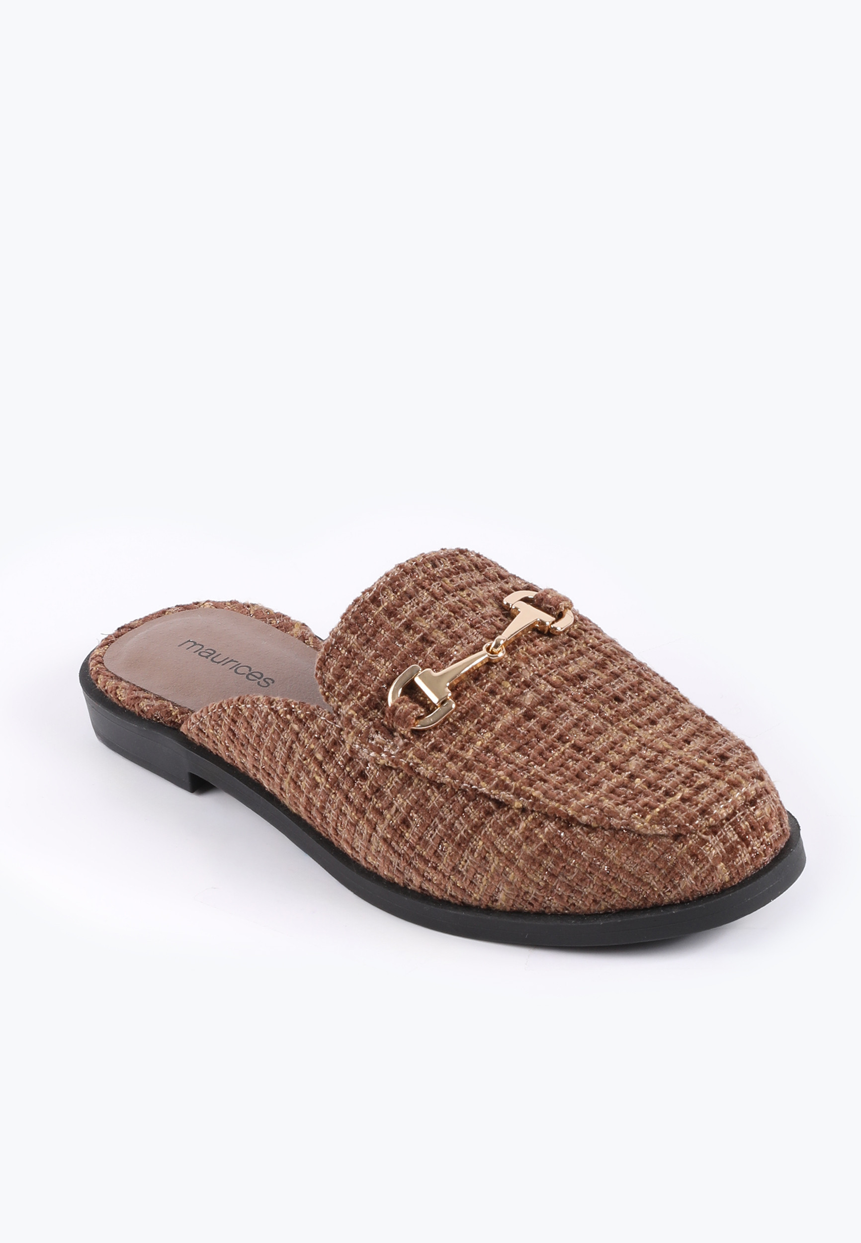 Maurices Women's Supercush Textured Tweed Slip On Mule | Maurices