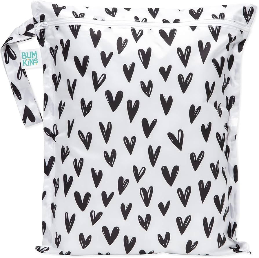 Bumkins Waterproof Wet Bag, Washable, Reusable for Travel, Beach, Pool, Stroller, Diapers, Dirty ... | Amazon (US)