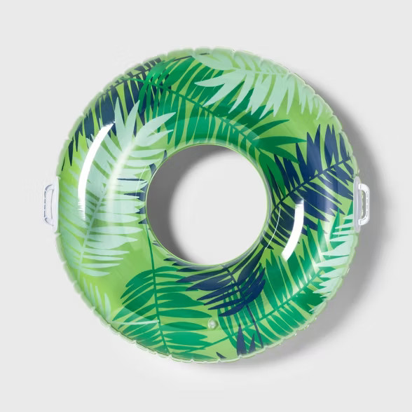 Swim Tube with Handles Palm - Sun Squad™ | Target