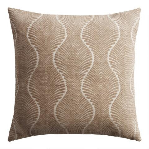 Ogee Jacquard Throw Pillow | World Market