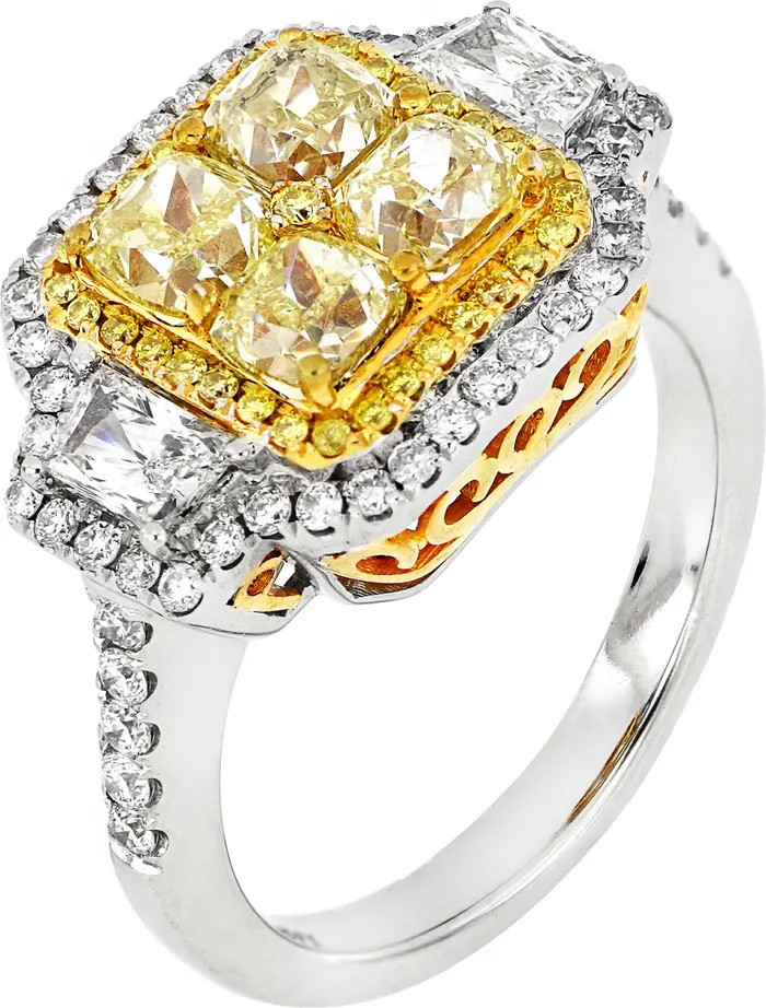 Bony Levy Mix White & Yellow Diamond Ring | Nordstrom | Nordstrom