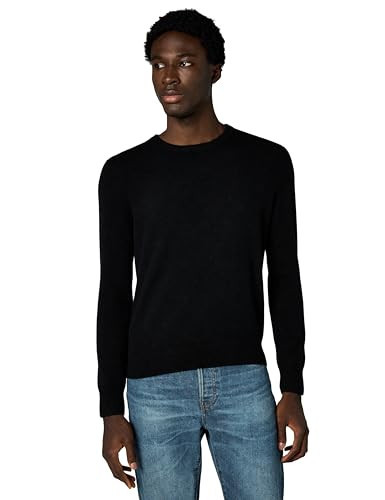 NAADAM The Original Cashmere Crewneck Sweater,Black,L | Amazon (US)