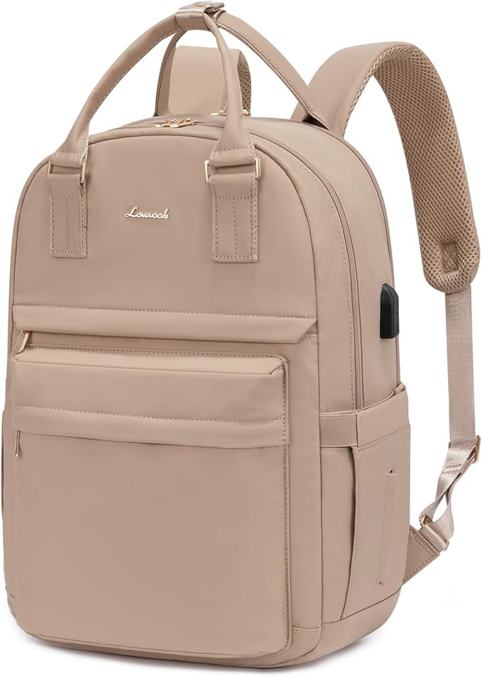 LOVEVOOK Laptop Backpack for Women 15.6 Inch Laptop Bag with USB Port, Fashion Waterproof Backpac... | Amazon (US)