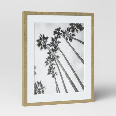 10" x 12" Matted to 8" x 10" Thin Metal Tabletop Frame Brass - Project 62™ | Target