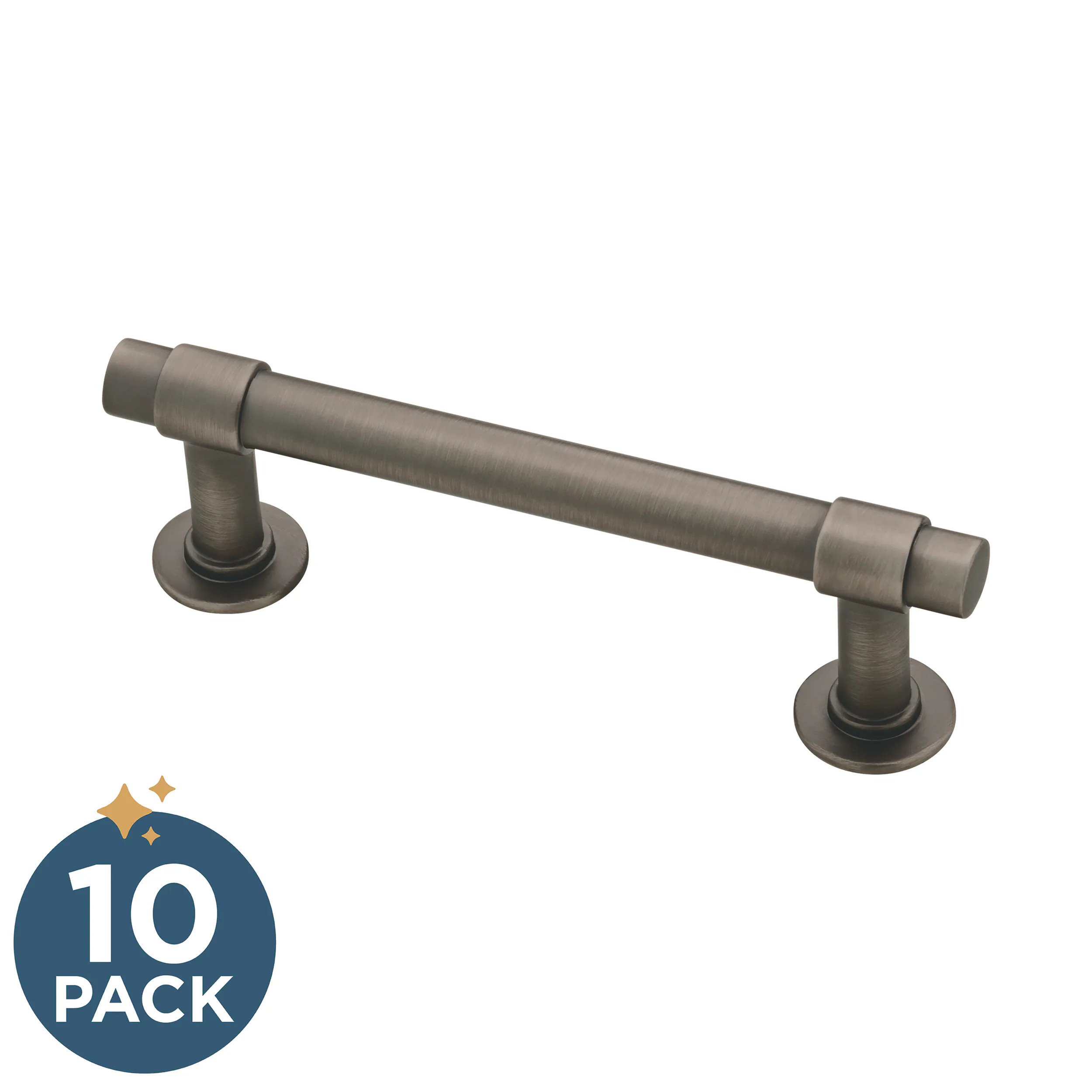 Franklin Brass Francisco 3-in , 76mm Center to Center Gunmetal Cylindrical Bar Drawer Pull 10 -Pack one_size | P29520K-904-B | Lowe's