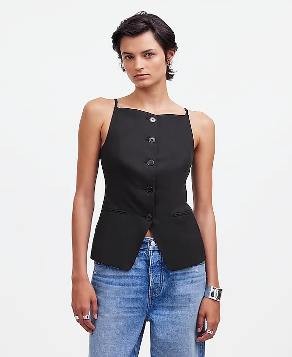 Square-Neck Vest | Madewell
