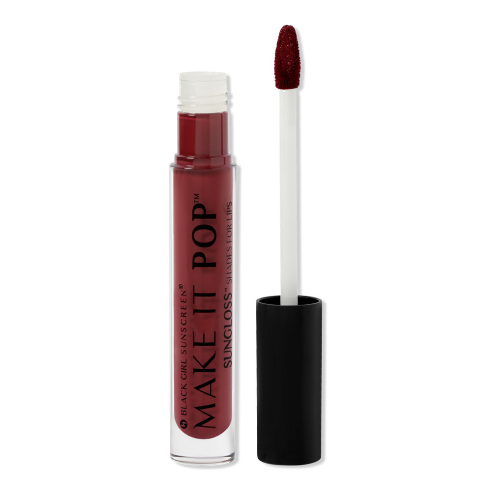Black Girl Sunscreen Make It Pop Sungloss Shades for Lips SPF 50 - Cherry Noir | Ulta