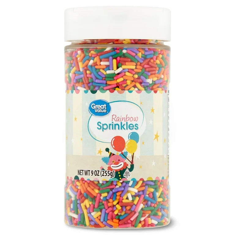 Great Value Rainbow Sprinkles, 9 oz | Walmart (US)