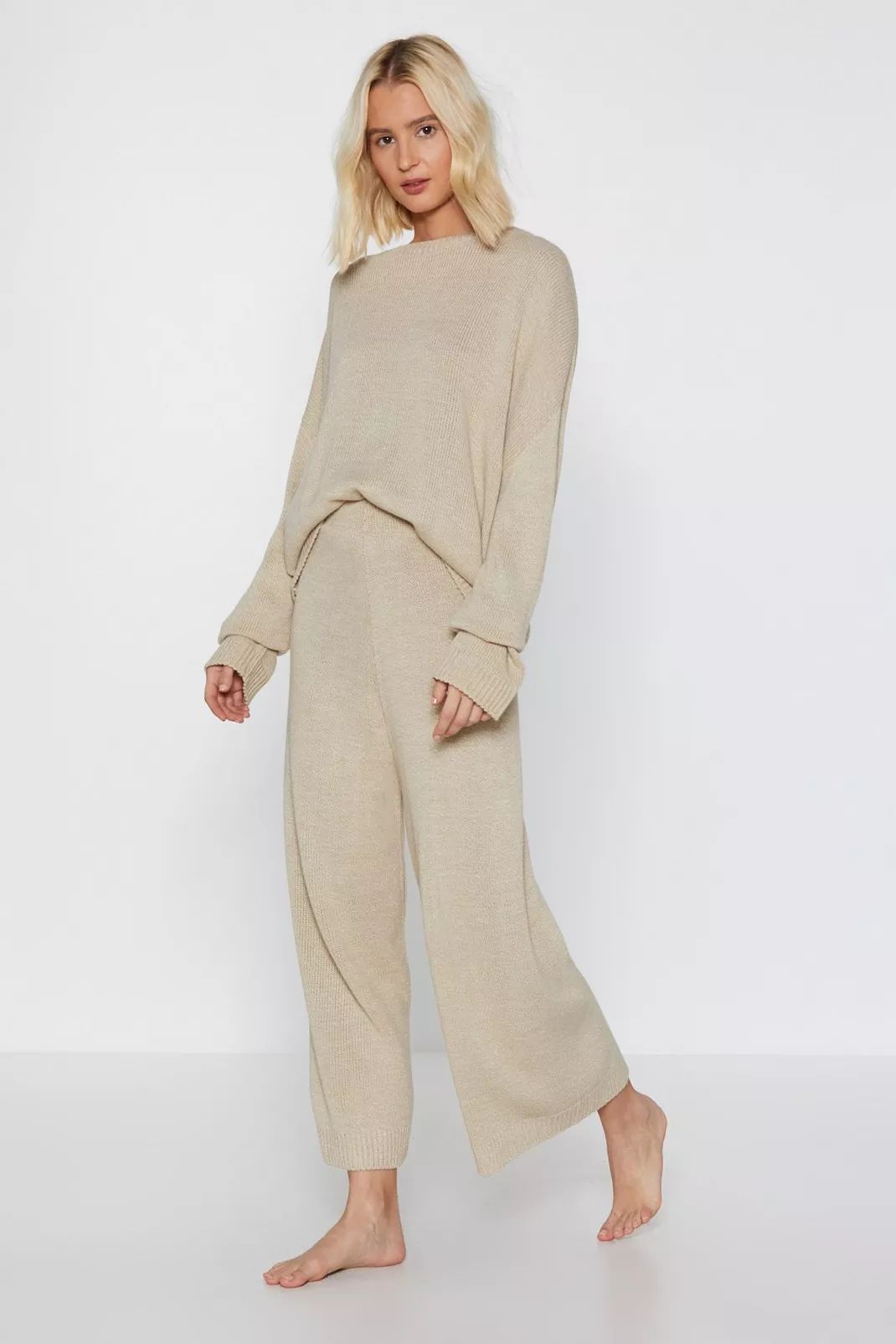 Knitted Relaxed Lounge Set | Nasty Gal (US)