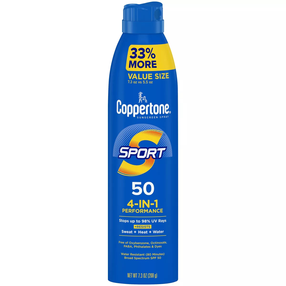 Coppertone Sport Sunscreen Spray - SPF 50 - 7.3oz Value Size | Target