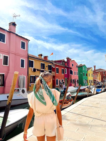 a magical morning in burano 🌈 

these colorful streets were some of my favorite Italian views we’ve seen- just an hour ferry from Venice and home to some of the only handmade lace + blown glass left in the world! 

wearing the cutest set from @joineby use code styledbymckenz for 15% off 💛

#LTKbeauty