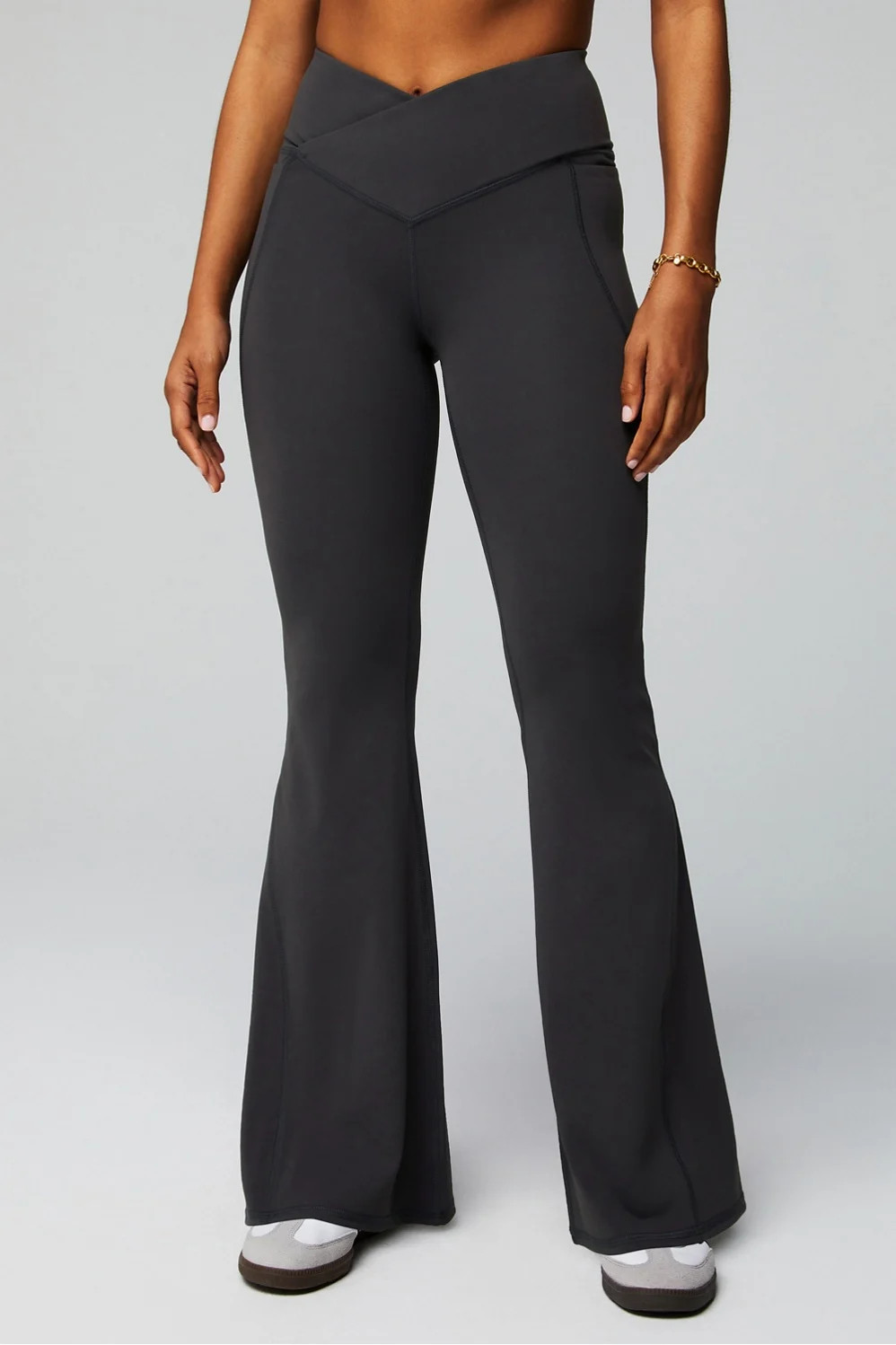 Oasis PureLuxe High-Waisted Crossover Flare | Fabletics