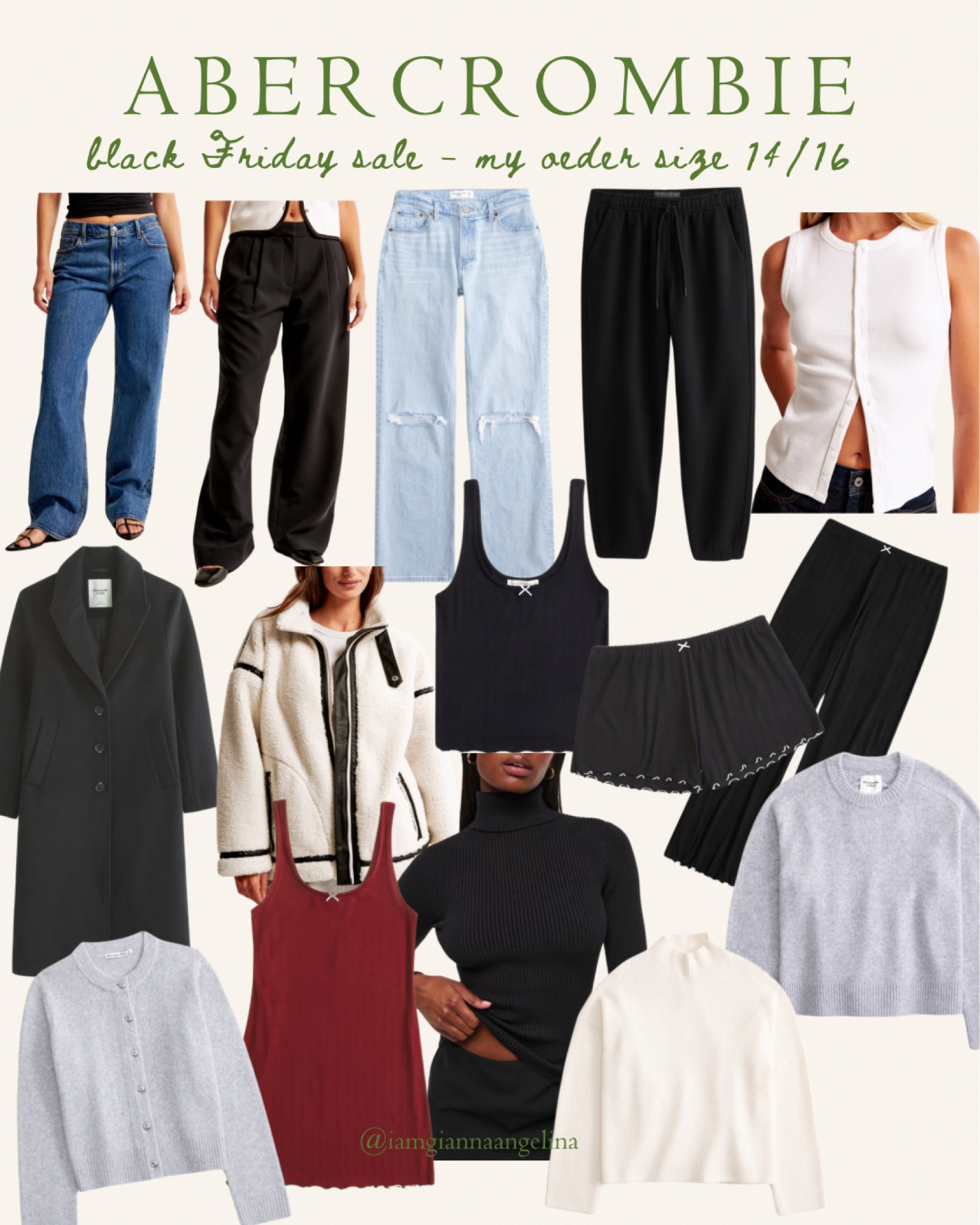 My Abercrombie order 25% off plus additional 15% off with CYBER AF

Size 14
Size 16
Abercrombie plus size 
Abercrombie curve 

#LTKMidsize #LTKGiftGuide #LTKCyberWeek