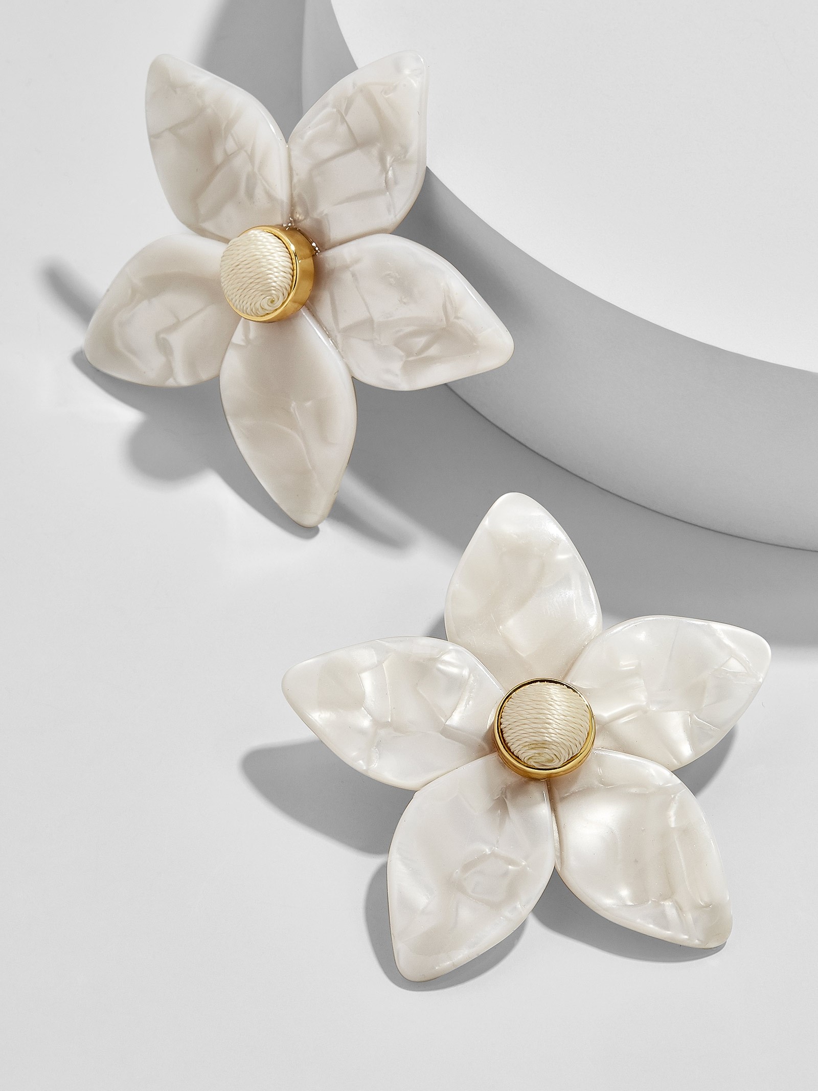 Amariella Flower Stud Resin Earrings | BaubleBar (US)