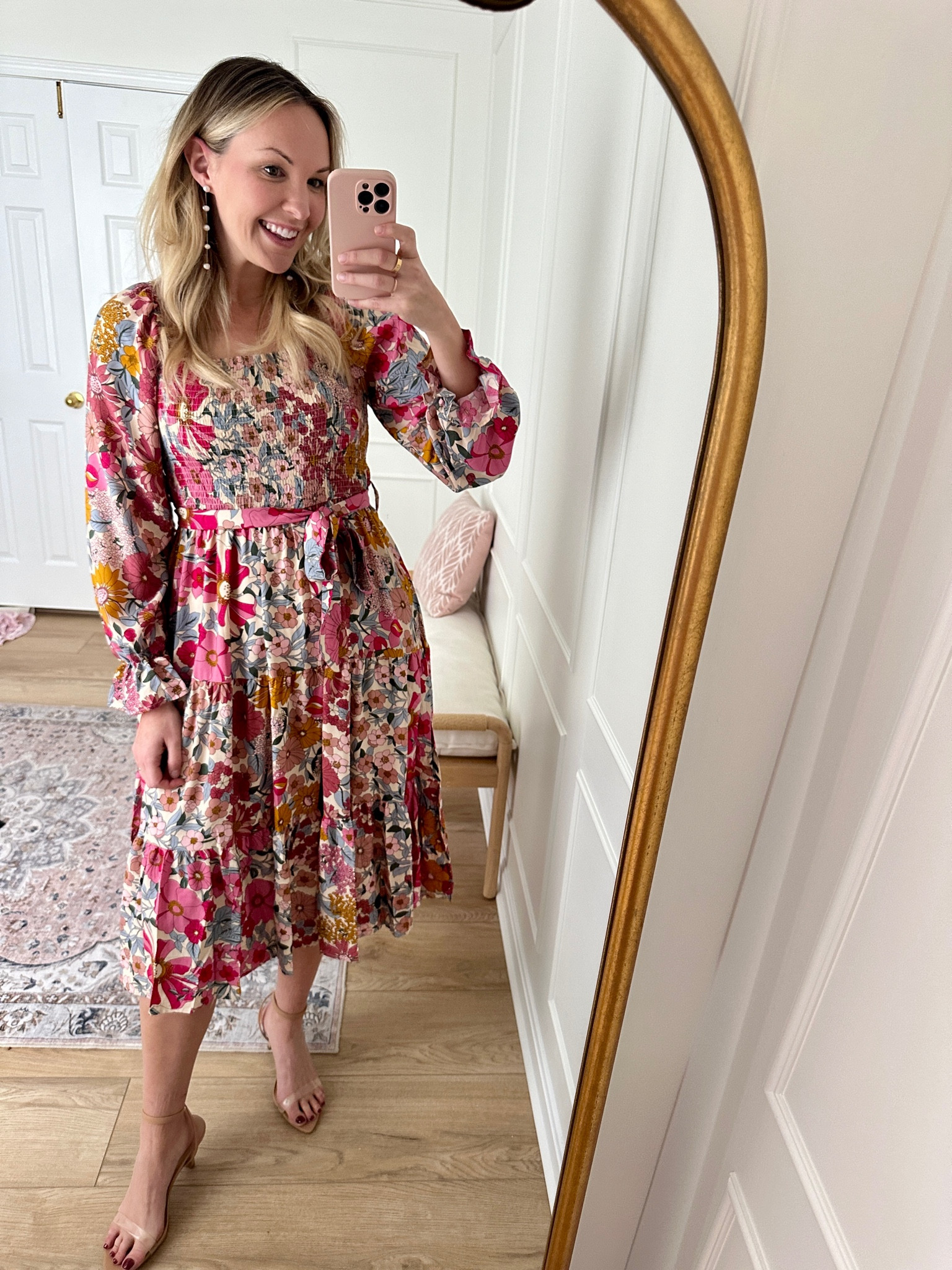 Spring occasion dress - baby shower dress - work outfit - wearing a med 

#LTKFindsUnder50 #LTKWorkwear #LTKMidsize