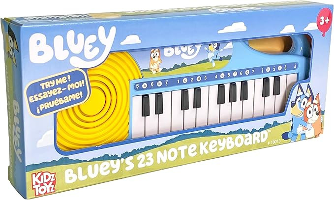 Bluey 23 Note Musical Keyboard - Portable Learn to Play Keyboard Musical Education Learning Toy f... | Amazon (US)