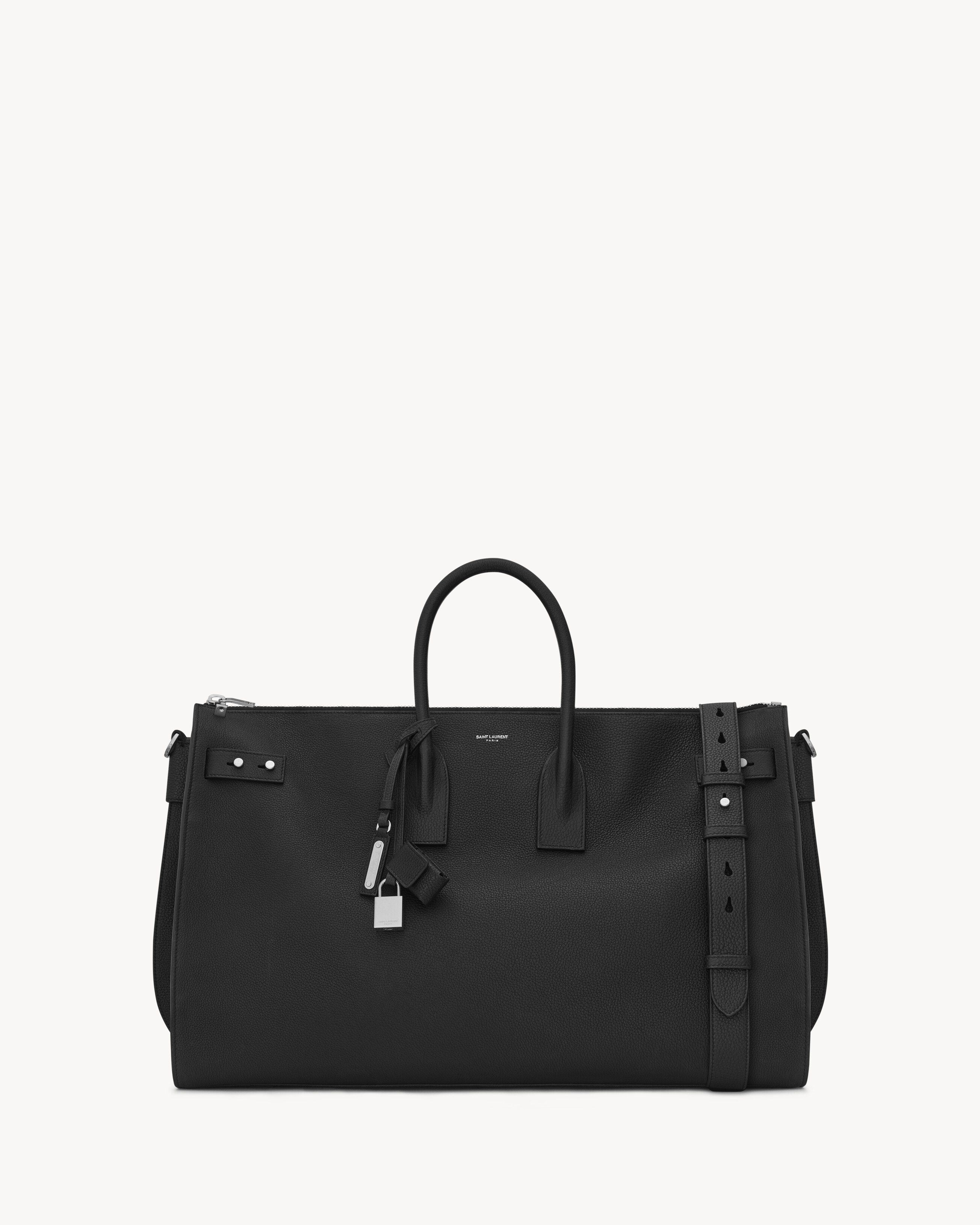 sac de jour 48h duffle bag in grained leather | Saint Laurent Inc. (Global)