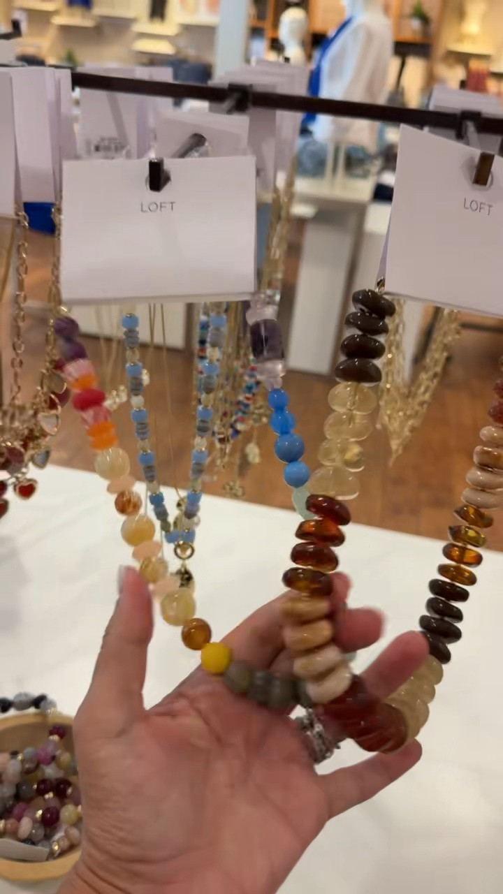 Look at these chunky necklaces from Loft??