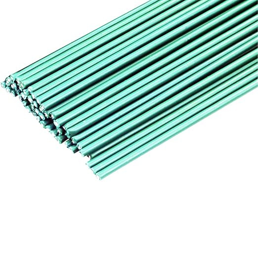 2 Gauge Dark Green 50 PCS Floral Stem Wire Flower Arrangements and DIY Crafts Diameter 2mm Floral... | Amazon (US)