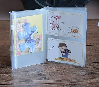 Funcoo Set of 4 Zipper Pocket Refill Pack Plastic Clear Inserts Pouch for Notebook, Journal, Plan... | Amazon (US)