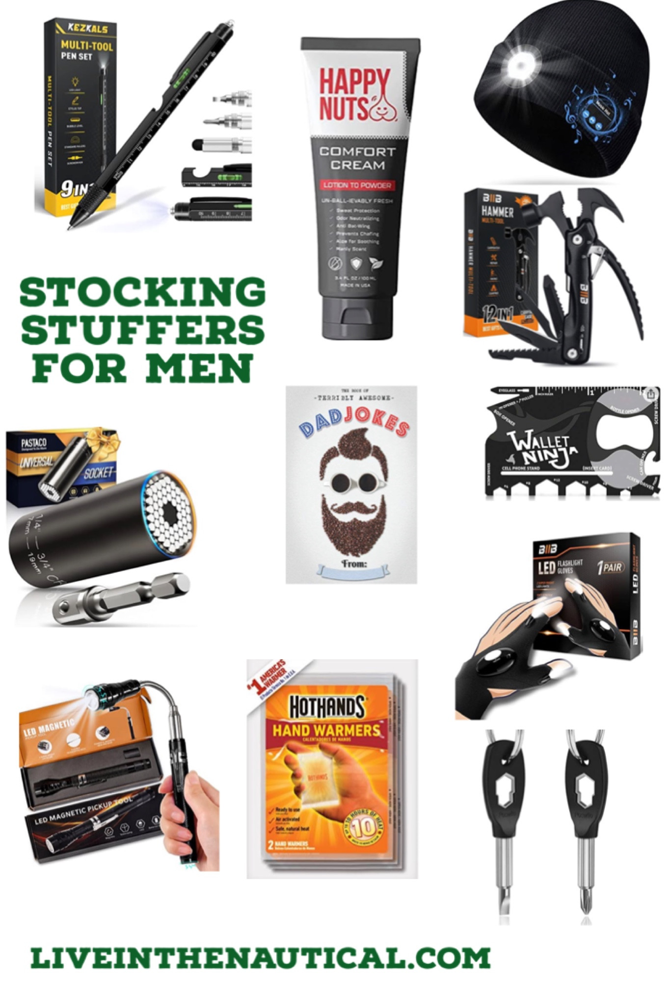 Stocking stuffers can be difficult. Especially when buying for the guys in your life. You want something they will use but that is also fun. I rounded up some gadgets I think will be a hit as well as a couple funnies. 

#LTKstyletip #LTKSeasonal #LTKHoliday